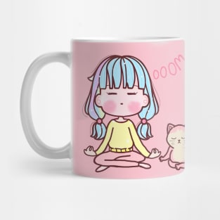 Cat and yoga lover Mug